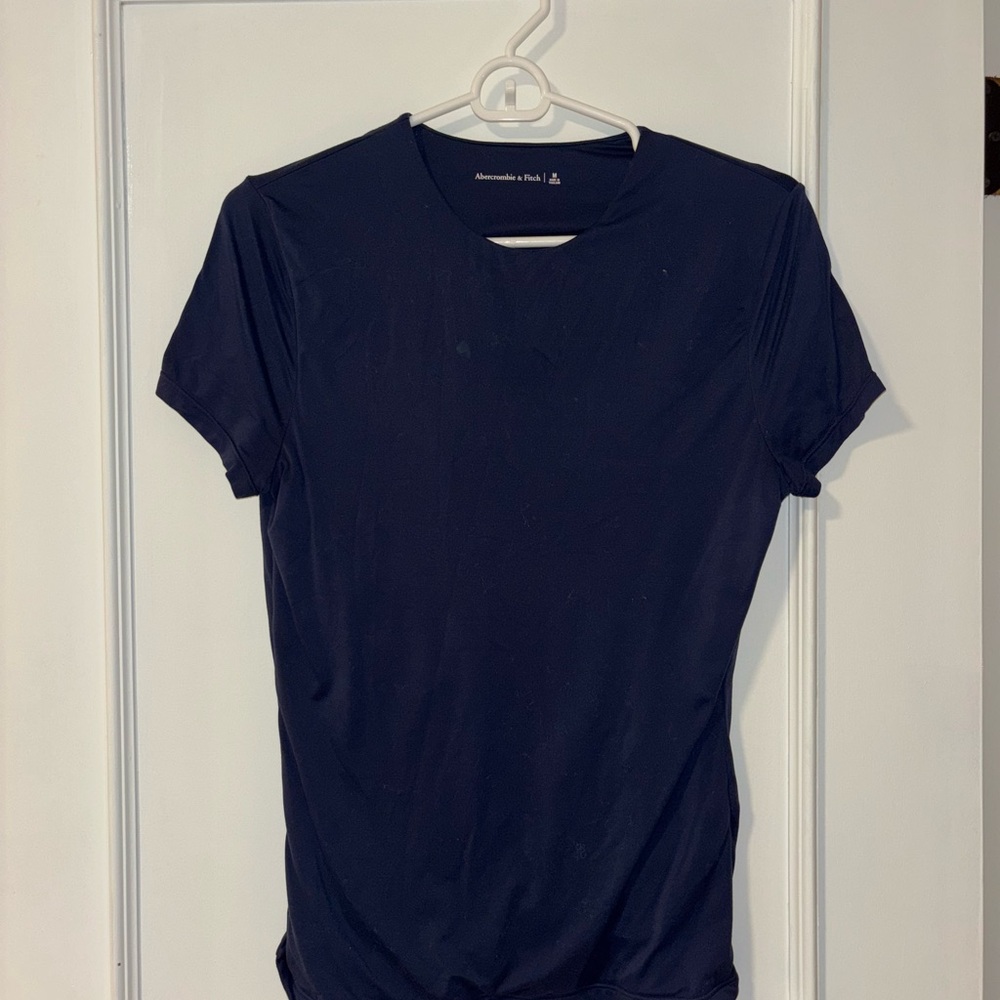 Abercrombie & Fitch Dark Blue Short Sleeve Tee
